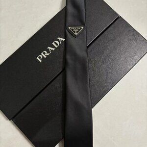 Prada Tie Black - Unisex